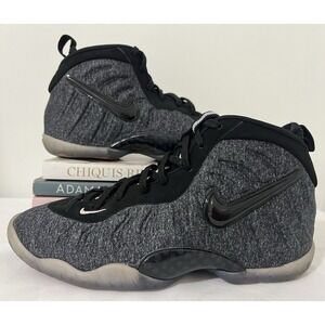 Nike Air Foamposite Pro Wool Fleece Kids Boys Suede Sneakers DarkGray Shoes 4.5Y